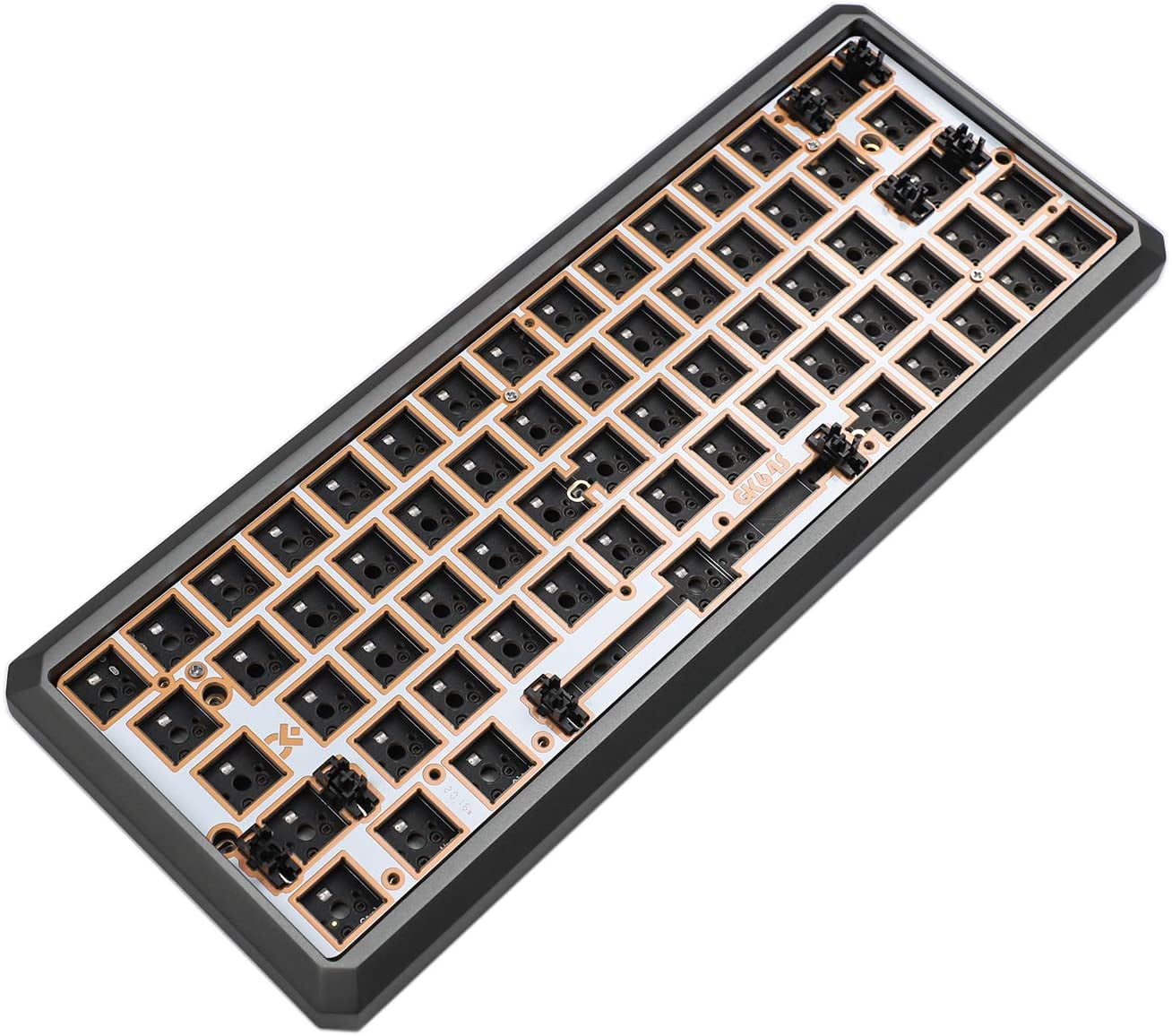 GK64x Aluminum Case Keyboard Kit with Hotswap PCB