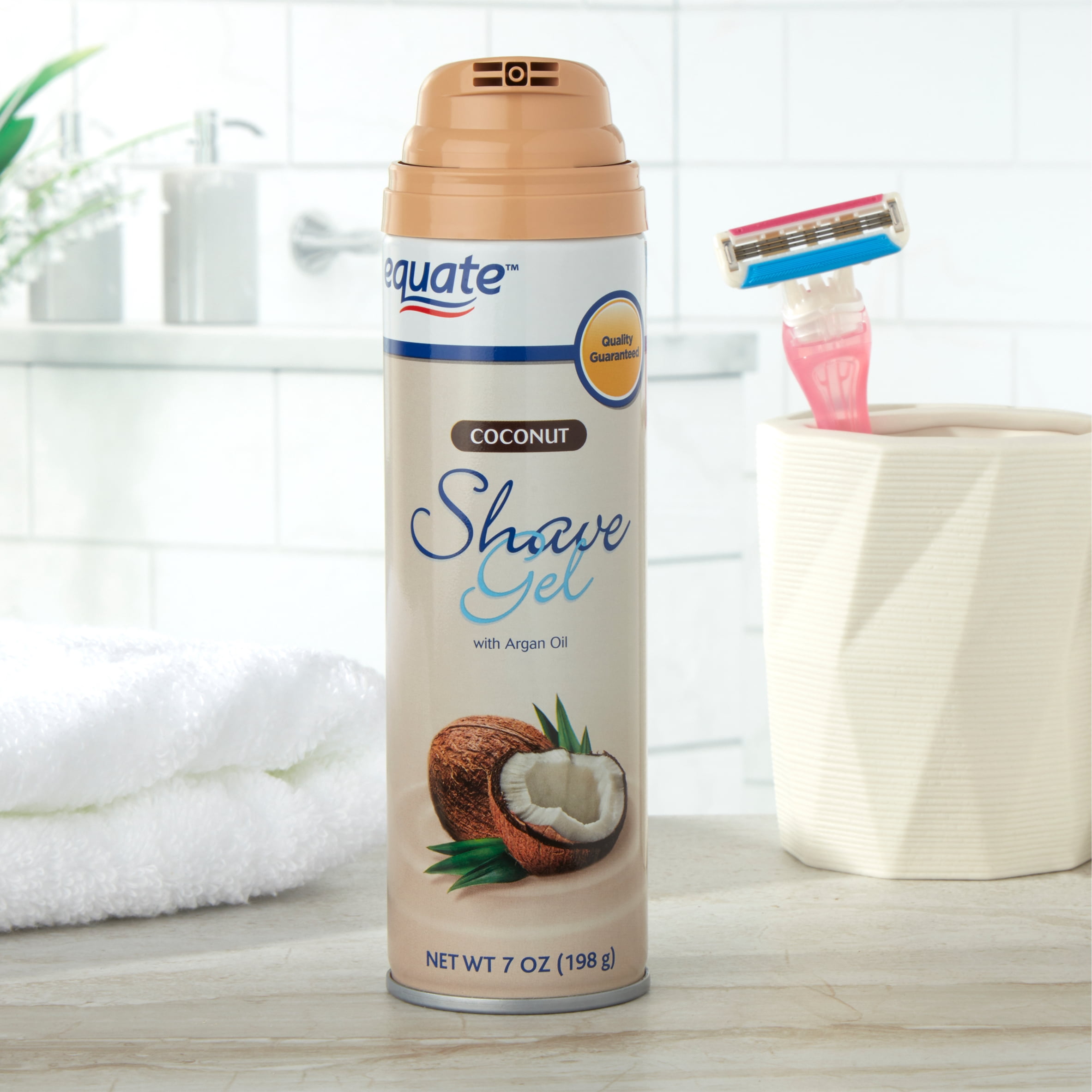 Equate 7 Oz. Women's Coconut Shave Gel with Argan Oil