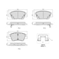 thumbnail image 6 of Winstop Brake Pad Set, Front WS.1844.0.C, Chevrolet Cruze 2019-2016, 6 of 6