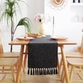 thumbnail image 2 of Dalrosia Rustic Farmhouse Style Table Runner, Boho Thick Burlap Linen Washable Table Runners 72 Inches Long for Dining Room Decorations, Dresser, Bedroom Decor and Holiday Party Centerpiece, 2 of 6