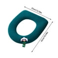 thumbnail image 6 of Toilet Seat Cushion, Universal Washable Thicken Toilet Seat Cover Pads Mat with Handle, Bathroom Soft and Warm Washable toilet seat Cover Pads for All Seasons Daily Use, 6 of 6