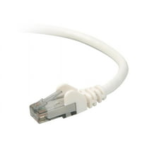15FT CAT6 WHITE SNAGLESS RJ45 M/M PATCH CBL