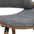 thumbnail image 5 of WyndenHall  Malone Mid Century Modern Bentwood Dining Chair Grey With Wood Back 22.8" D x 20.9" W x 30.9"H Wood Finish, 5 of 5