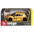 thumbnail image 4 of Bburago 22115y Renault Megane Trophy Racing Yellow 1-24 Diecast Model Car, 4 of 4