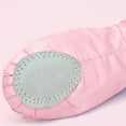 thumbnail image 3 of Ballet Shoes for Girls, Soft Canvas Upper with Elastic Closure, Non-Slip Fashion Sole, Sparkle Embellishment, Size 36, Pink, 3 of 7