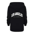 thumbnail image 5 of Vividxx Hoodies For Girls Long Sleeve Letter Print Hooded Sweatshirts Kids Soft Zip Up Hoodie With Pocket Fashion Clothing 11-12 Years, 5 of 7