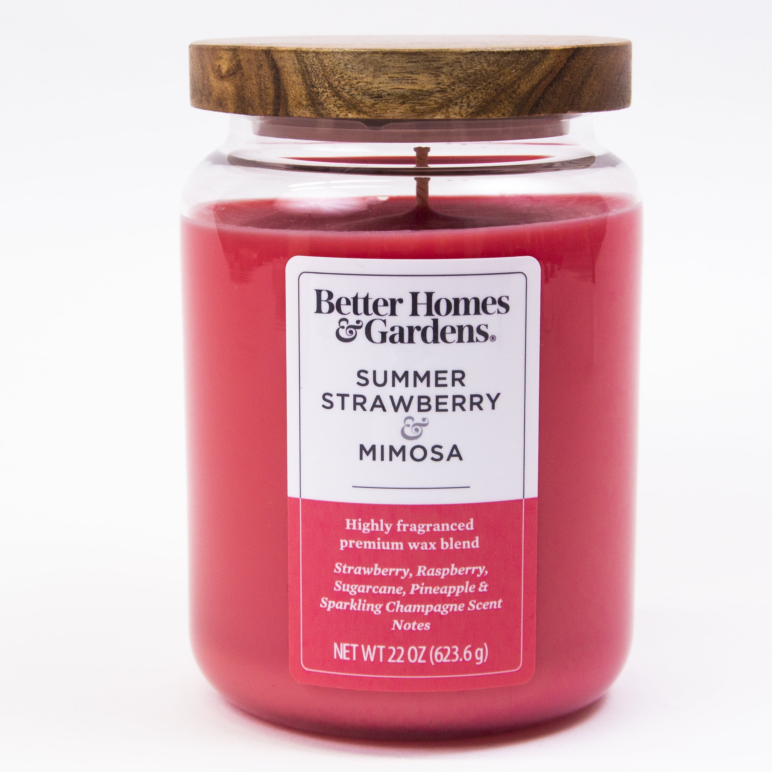 Better Homes & Gardens 22 oz Summer Strawberry Mimosa Single-Wick