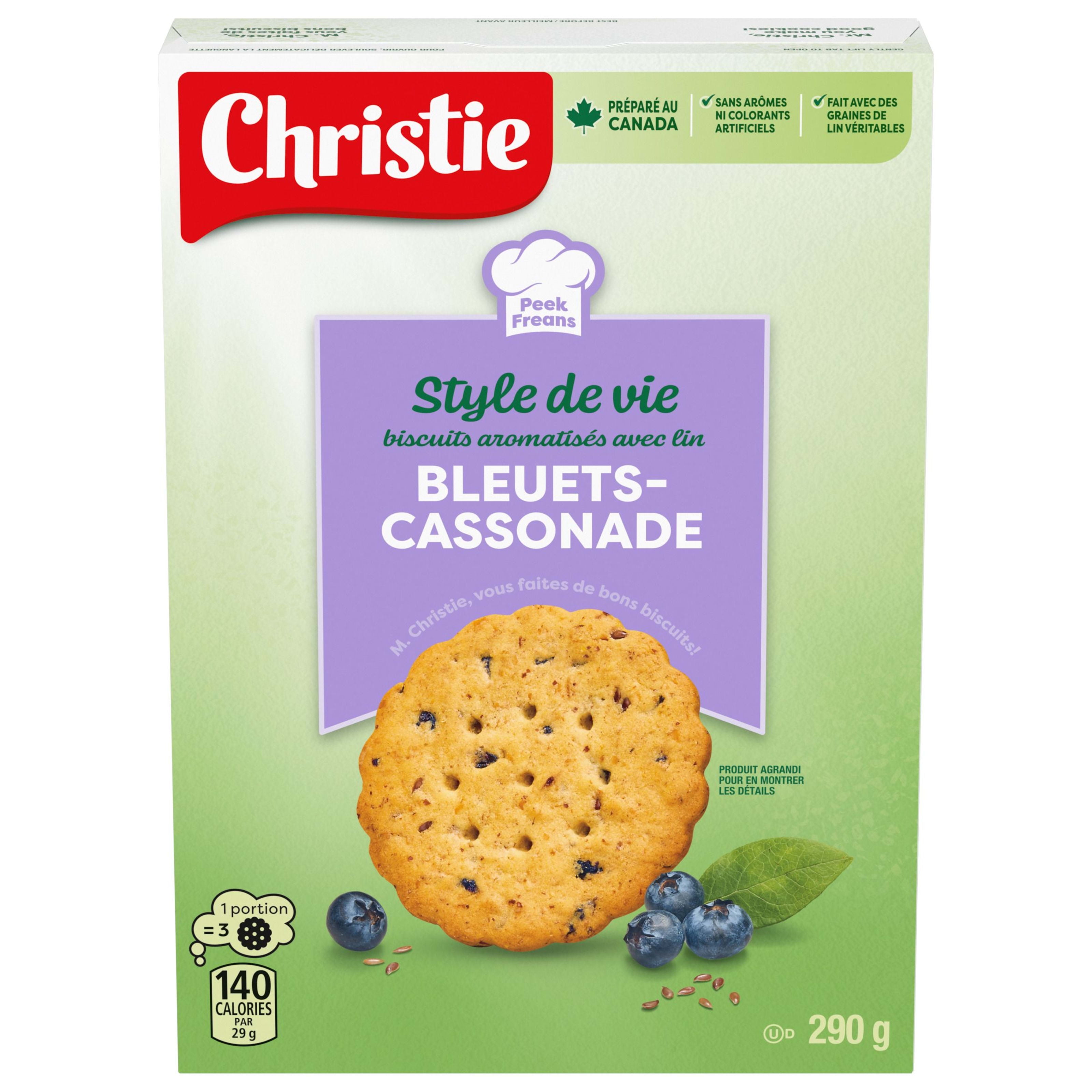 Peek Freans Lifestyle Blueberry Brown Sugar Cookies, Biscuit, 290 g