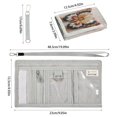 thumbnail image 3 of Cloth Wallet with Lanyard & Multiple Compartments Fashion Purse Zipper Clutch Bag for Cash Cards Coins Gorgeous Colors Butterfly, 3 of 7
