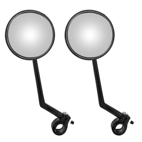 hengzirui scooter parts 2pcs Mirrors For Handlebars Bike Mirror Handlebar Mount Rear View Mirror For Bike Electric Bike Accessories Scooter Rearview Mirrors For Safety