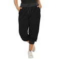 thumbnail image 3 of Pantalones de chándal uxcell Negro 3X, 3 of 4