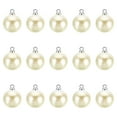 thumbnail image 1 of Unique Bargains Pendentifs Perles Fausses 12mm, Lot de 150 Perles Rondes Imitation Perles, Argent Beige, 1 of 6
