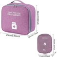 thumbnail image 2 of Botiquín de primeros auxilios vacío de 2 piezas, caja médica, bolsa de medicina portátil, bolsa de emergencia médica impermeable, bolsa de medicina de gran capacidad, almacenamiento de medicina, 2 of 5