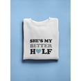 thumbnail image 3 of Soulmate Quote Sweatshirt Men -GoatDeals Designs, Male Medium, 3 of 4
