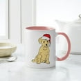 thumbnail image 4 of CafePress - Santa Puppy - 11 oz Ceramic Mug - Novelty Coffee Tea Cup, 4 of 4