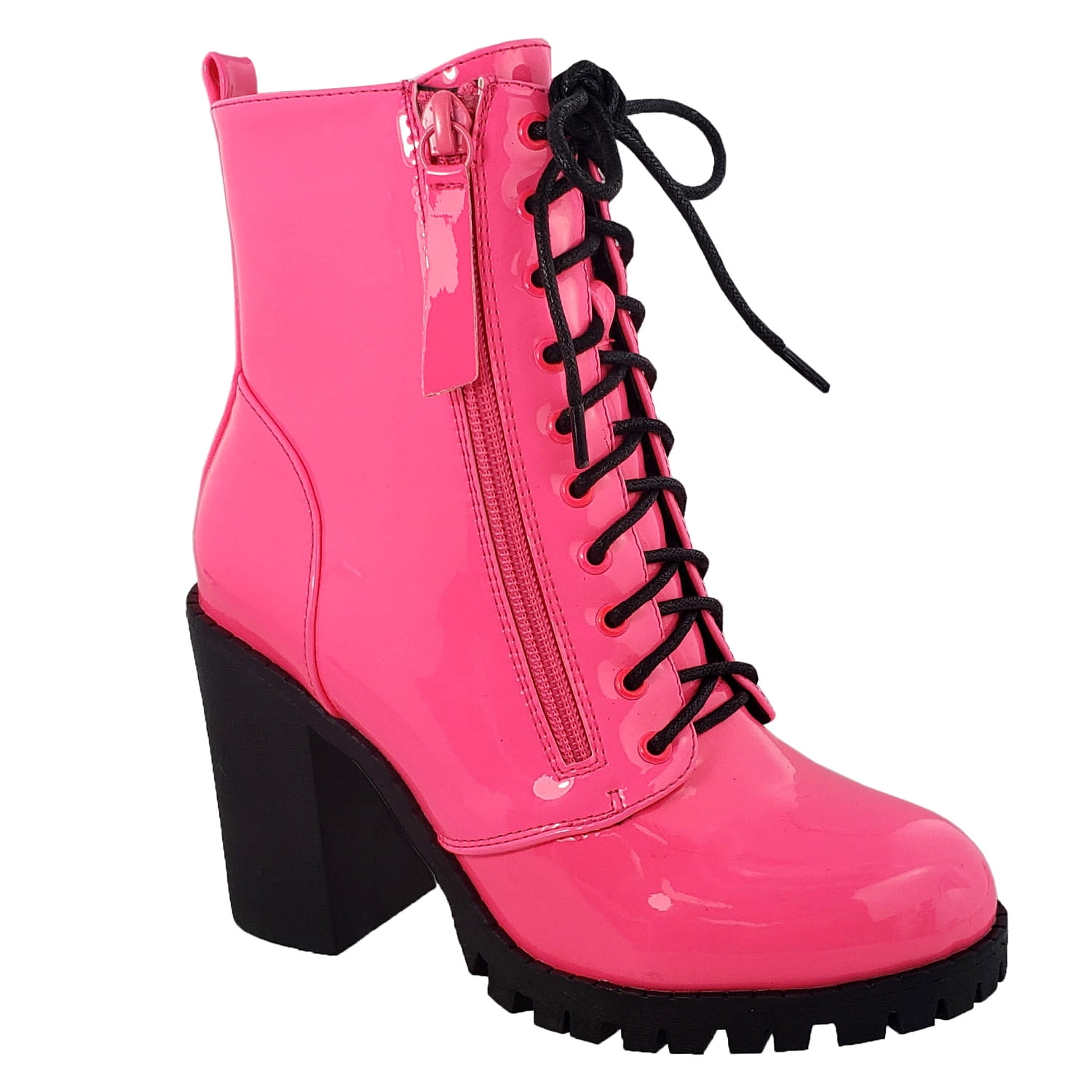 womens lug sole platform ankle boots