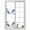 Navy Blue, variant on Static Cling Non Adhesive Window Film, Sunflower Window Privacy Film Frosted, Summer Botanical Vintage Floral Spring Opaque Window Coverings for Small Windows, Home, 17.7 x 39.3 Inches
