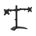 thumbnail image 2 of Mount-It! Dual Monitor Stand for Desk - Double Monitor Mount for 2 Screens up to 32 Inch and 17 Lbs - Free-standing Base Swivel, Tilt, Rotates 360 Adjustable Arms - VESA Compatible High Grade Steel, 2 of 3