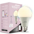 thumbnail image 2 of Bulbrite Solana Pack of (2) 9 Watt A19 Smart WiFi Connected LED Light Bulbs with Medium (E26) Base  Color Changing and Tunable White Light, 2 of 4