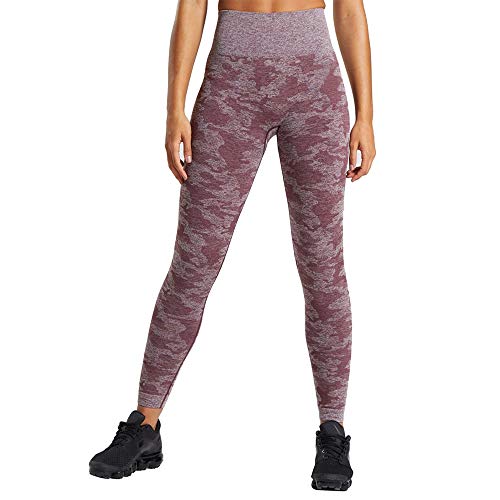 High Waisted Camo Seamless Leggings 