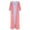 Red, variant on Kaemgyyd Women Robe Zipper Front House Coat Lightweight 3/4 Sleeve Fashion Striped Nightgown Lounge Sleep Dress with Pockets