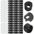 thumbnail image 3 of MOVTOTOP 200 pcs Cable Clips Cord Management Clips Electrical Wire Clips Wall Cord Clips with Screws, 3 of 7