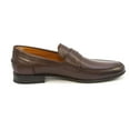 thumbnail image 2 of Elegante Men's Potenza Leather Slip On Penny Loafers, Brown \ Caffe,8.5 M US, 2 of 3
