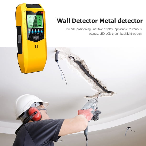 Detector de metales de mano Pantalla LCD digital Detector de metales de profundidad Con pilas