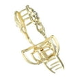 thumbnail image 7 of 1pc Metal Hair Claws Hair Clips Hair Barrettes for Women Gold Tone 4.45''x2.32''x1.18'', 7 of 7