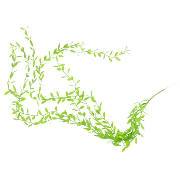 Raindrops 5-Pack Artificial Weeping Willow Hanging Vines Green Wall Decor for Indoor Outdoor Home and Office Decoration