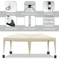thumbnail image 2 of 10'x20' Folding Canopy with 6 Removable Sidewalls Outdoor Event Shelter UPF 50+ Gazebo Portable Tents for Parties Beach Camping Wedding EZ Pop Up Canopy with Carry Bag (Old Sku: W2185P191607), 2 of 5