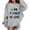 0#$-Grey1597, variant on Hiijoy Girl's Sweatshirt Cute Drop Shoulder Crewneck Pullover Tops, Black, Sizes 3-10