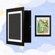 thumbnail image 1 of Marco de arte para Marco de fotos Horizontal Vertical con correas elásticas Marco de ilustraciones para para Dibujo Manualidades Negro L Soledad Marco de arte para niños, 1 of 10