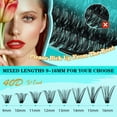 thumbnail image 3 of Kit de extensión de pestañas AMZGIRL Lash Clusters D Curl, 3 of 7