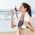 thumbnail image 5 of Coconut Slices 1000ml Tritan Sport Bottle Straw LeakProof Food-Grade Portable Wide Handle, 5 of 7