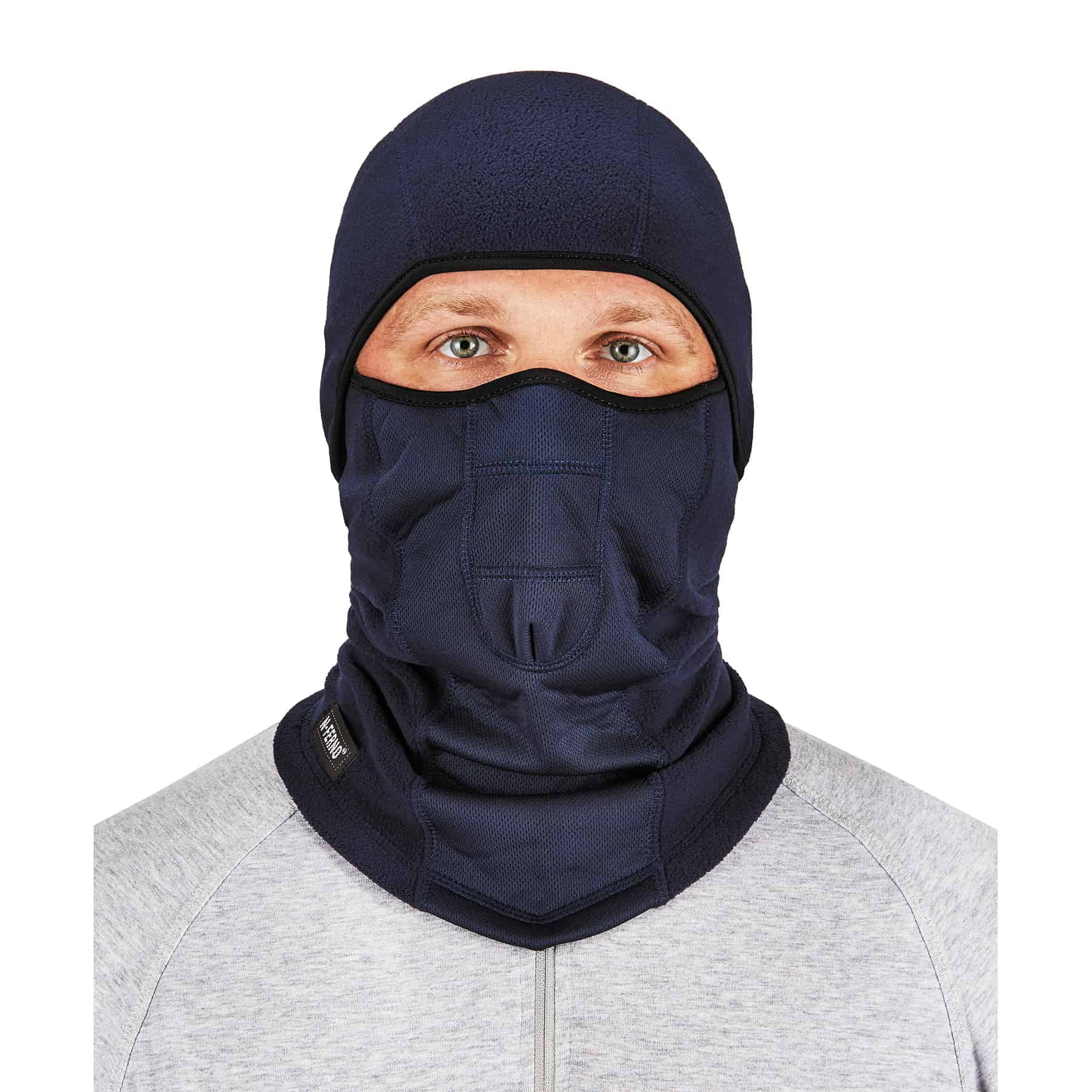 6823 Navy Wind-proof Hinged Balaclava Face Mask