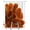 Burnt Orange, variant on Split Shower Curtain for Transfer Bench, Burnt Orange Fabric Shower Curtains for Bathroom, Sparkle Gold Stained Floral Flower Art Tub Sliding Transfer Bench Waterproof Bath Curtains 72"x72"