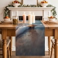 thumbnail image 3 of Beach Conch Cotton Linen Table Runner for Dining Kitchen, Sunset Ocean Waves Seaside Sky Seashell Wedding Outdoor Party Tablerunners Decoration, Dresser Scarf Coffee Tablecloth Runners 13x70 Inches, 3 of 8
