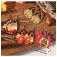 thumbnail image 5 of Yoyauz Autumn Thanksgiving Earrings, Red Maple Leaf Earrings, Maple Leaf Shaped Thanksgiving Fashion Autumn Pendant Fun Hook Earrings, 5 of 7