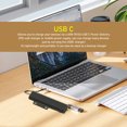 thumbnail image 4 of Adaptateur de Charge USB C, Indicateur de Charge Protection de Charge Compact Portable Connexion à USB C Adaptateur PD 65W Noir pour Ordinateur Portable, 4 of 7