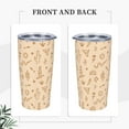 thumbnail image 2 of Western Tumbler 20oz Boho Western Stainless Steel Insulated Tumblers with Lid and Straw Beige Travel Coffee Mug Tea Wine Cups Water Bottle Western Gifts for Women, 2 of 6