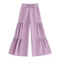 thumbnail image 5 of Kelon Women Cotton Linen Pants with Pockets High Waist Adjustable Knot Loose Casual Trousers Business Work Casual Pants XL, 5 of 9