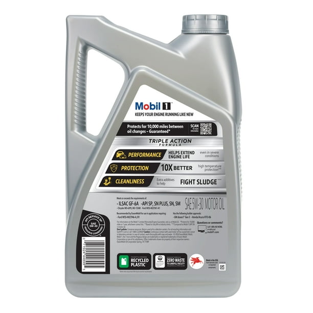モービル1　Mobil 1　5W-30 　5L Mobil 1 Advanced Full Synthetic 5W-30 Motor Oil, 5 Quart