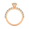thumbnail image 4 of Certified 1.50ctw Diamond Solitaire Engagement Ring in 14k Rose Gold (G-H, I1), 4 of 5