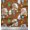 Tawny Brown, variant on Soimoi Purple Cotton Voile Fabric Snowman,House & Tree Christmas Printed Fabric 1 Yard 42 Inch Wide