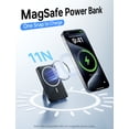 thumbnail image 3 of Magnetic Portable Charger,10000mAh Wireless Magnetic Power Bank with USB C Charging and stand, Travel Essential for Battery Pack Compatible with iPhone 17/air/16/15/14/13/12, 3 of 9