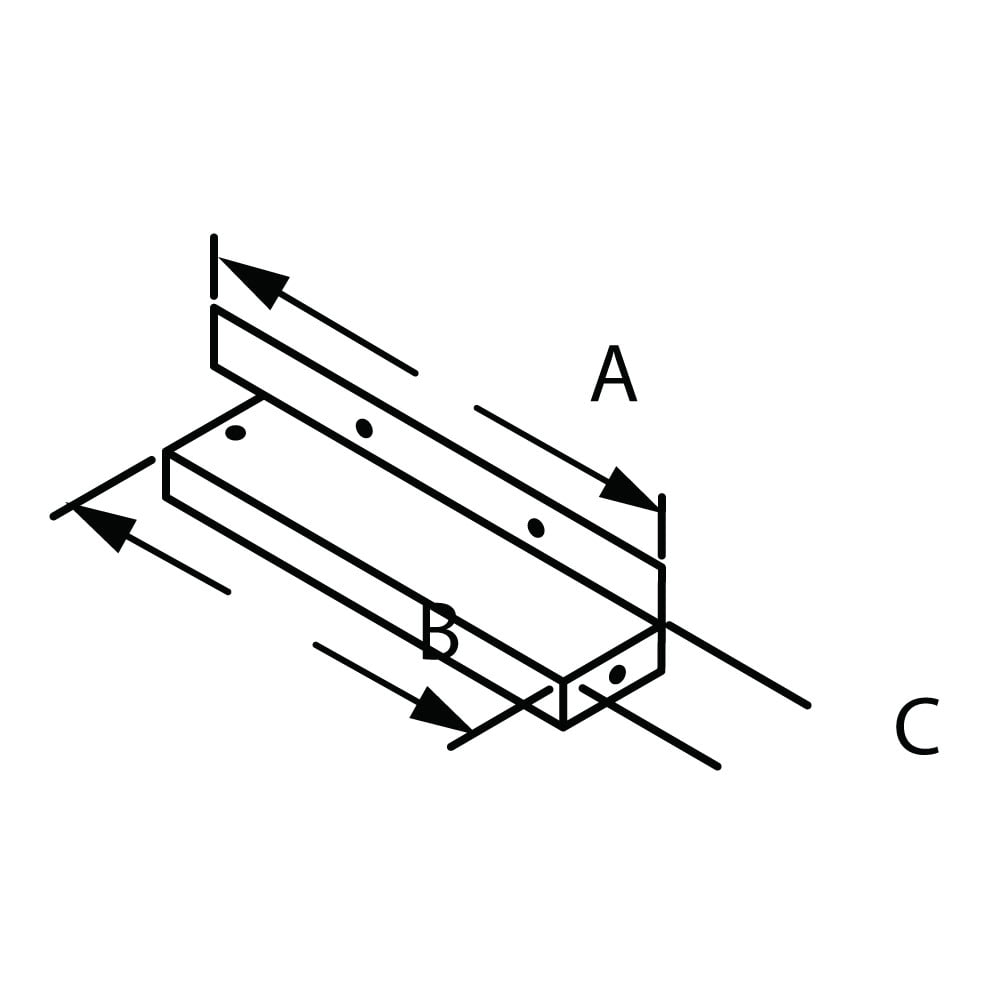 Counter Flashing Horizontal Kit - 4" x 6-5/8"