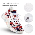 thumbnail image 3 of Union Jack British England UK Flag Walking Shoes for Men Woman Lightweight Tennis Fashion Elastic Sports Shoes Cushion Basketball Shoes, 3 of 7