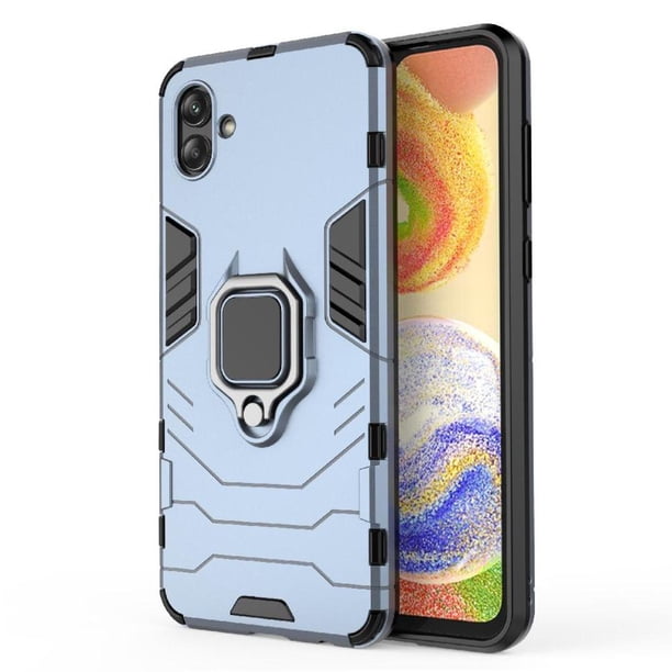 Funda para Samsung Galaxy A04 4G con Soporte Anillo Giratorio 360° y Protección Resistente a Golpes y Caídas