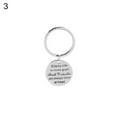 thumbnail image 2 of Naierhg You Are My Person Letter Carving Round Pendant Key Ring Friendship Gift Keychain, 2 of 8